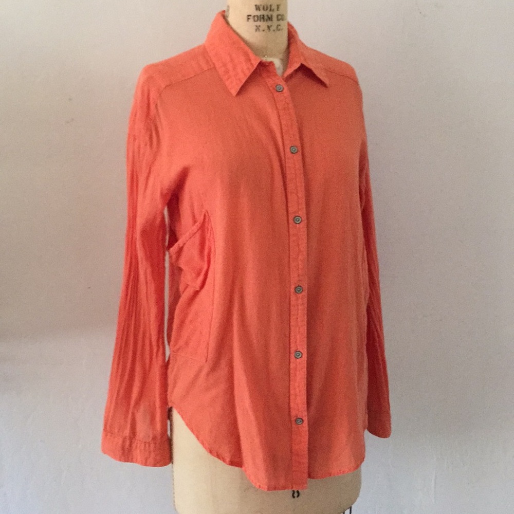 Insight, Australian brand, burnt orange buttondown